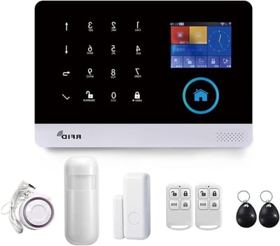 Beveiligingssysteem Woning - Slim Alarm - Huis Beveiligen - Draadloze App Controle - 185mm Breed - A.