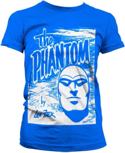 The Phantom Dames Tshirt -XL- Sketch Blauw