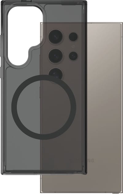 CARE by PanzerGlass Flagship Case Urban Combat Smokey w. Black QI Compatible Samsung Galaxy S25 Ultra