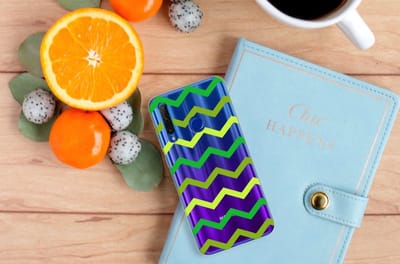 Honor 20 Lite TPU bumper Zigzag Groen