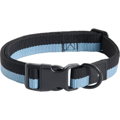 HAY Halsband Dogs Flat - blue/black - M/L