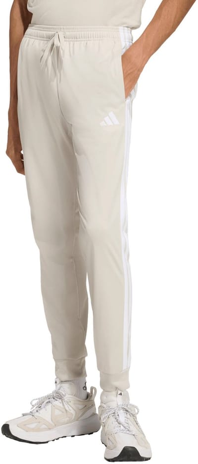 adidas Broek Heren 3 Stripes Tricot Regular Tapered Beige - Maat 2XL