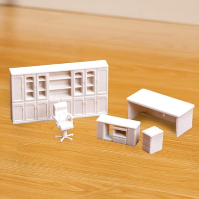 2 Set Van 1:50 Schaal Miniatuur Meubels Voor Foto Prop Poppenhuis Decor Diorama Layout