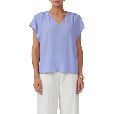 s.Oliver Blouses Light Blue Taglia: 40 | Magliette intime Outlet | Donna | Blu