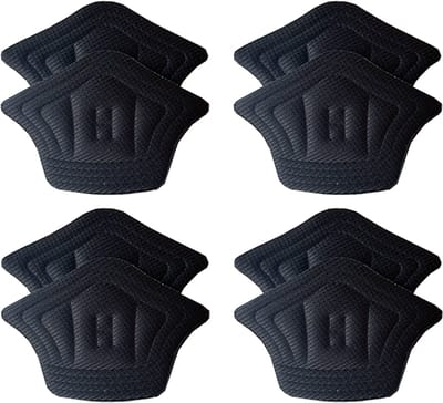 Sodrai Hielzooltjes | 8 stuks | Kleur Zwart | Hielzool | Hakbeschermers | Premium Hielbeschermers | Anti-slip | Schoenmaat Universeel | Hiel beschermers |Hielkussens |
