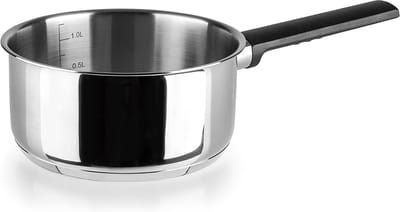 Kleine RVS Steelpan 16 cm Voor Alle Warmtebronnen Inclusief Inductie