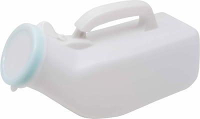 Draagbare Mannelijke Urinoirfles 1200 ml met Deksel - Ideaal voor Reizen, Ziekenhuizen en Kamperen
