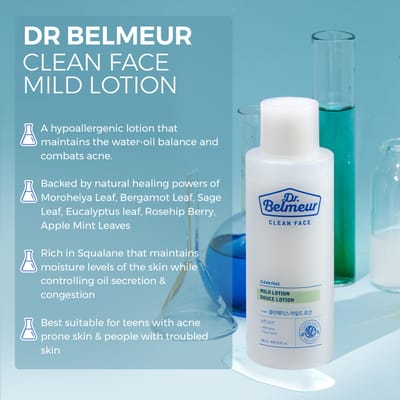 DE GEZICHTSWINKEL Dr. Belmeur Clean Face Milde Lotion 145ml gray