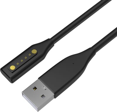 USB A oplaadkabel geschikt voor Bose Frames Alto / Frames Rondo / Frames Soprano zwart - 60 centimeter