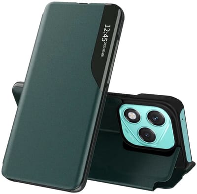 Hoesje geschikt voor HONOR 400 Lite - Techsuit eFold Book Case - Donkergroen