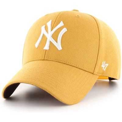 47 Mlb New York Yankees Mvp Snapback Cap Geel Man