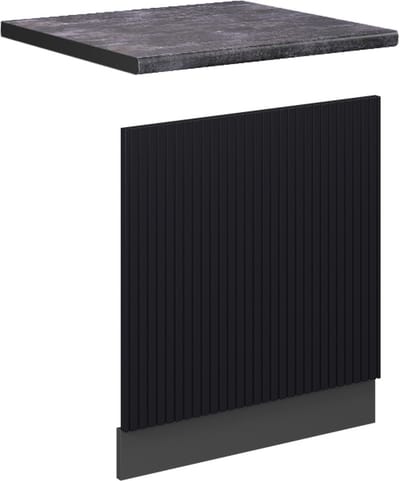 Vicco Fame-Line Frontpaneel – 60 cm, WB Antraciet Zwart gestreept