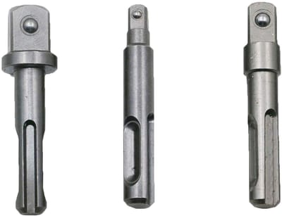 Dailygoods - Schroevendraaier Bit Adapter - Chrome Vanadium Staal - Duurzaam en Kwalitatief - 3 Stuks - Geschikt voor Plus - Voor Hamerboor en Sch...