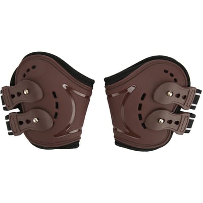 Guêtres de boulet pour cheval Respirantes Absorbant les chocs Perforées à l'air Guêtres pour les postérieurs du cheval pour le boulet L black
