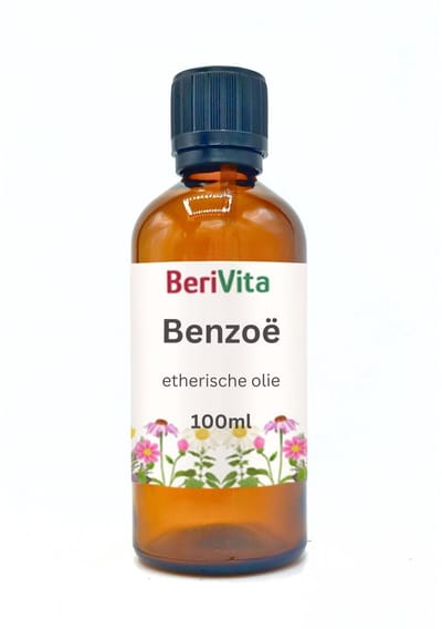 Benzoë Olie 100ml Druppelfles - Benzoin Oil - Pure Etherische Olie van Benzoëhars uit Styrax Boom