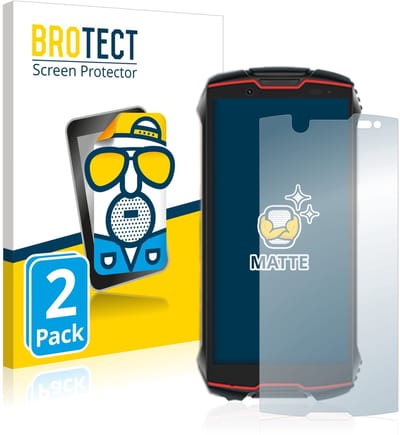 BROTECT - Screenprotector voor Cubot King Kong Mini 2 Pro - Folie Beschermfolie matte 2 Stuks