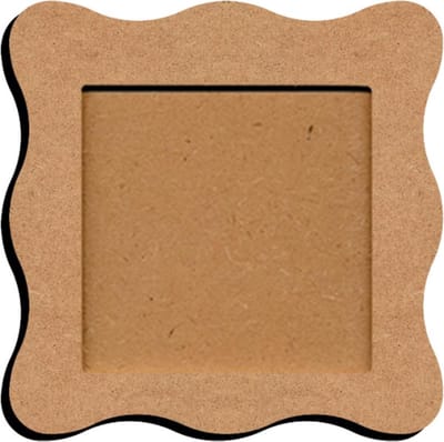 Gomille MDF golfrand lijst creatief decoreren 22,5x22,5 cm.