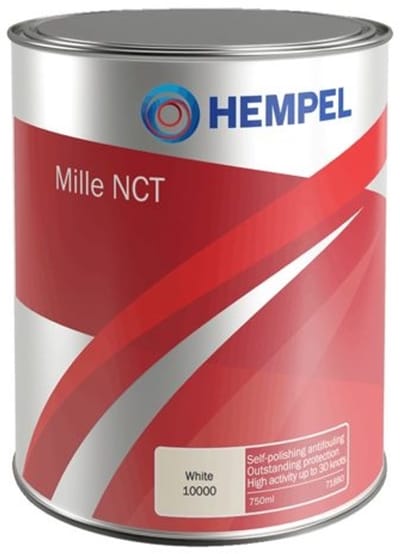 HEMPEL® Mille NCT 7173C Black 19990 - Koperhoudende Antifouling - Zelfslijpende Antifouling - Geschikt voor ZOUT - ZOET - BRAK water