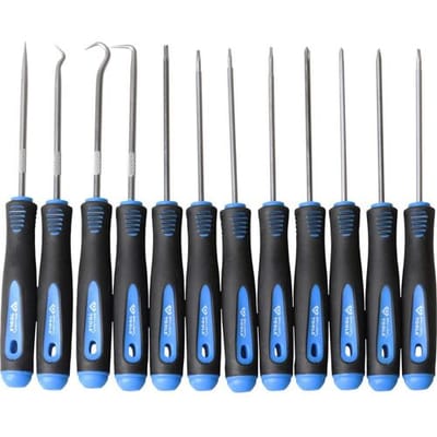 Brilliant Tools BT542080 Haak- en schroevendraaierset, 12-delig
