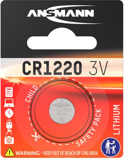Ansmann Lithium CR 1220, 3 V Battery Wegwerpbatterij Lithium-Ion (Li-Ion)
