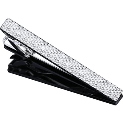 Mode Zakelijke Heren Dasspeld Eenvoudig Galvaniseren Polijsten Niet-allergische Kraag Clip Pak Stropdas Silver flower tie clip white