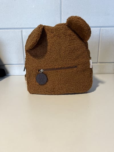 Adalletti teddy rugzak | beren rugzak | bruin | schooltas | tas met naam | kinderen | peuter | kleuter | teddy | baby en kind