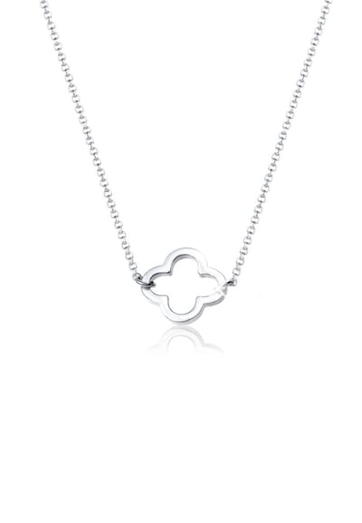 Elli - Halsketting - Dames Klaverblad Filigraan Gelukaanbrenger in 925 Sterling Zilver - Dames