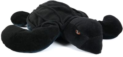 PIA Soft Toys - Pluche Knuffeldier - Schildpad - zwart - 38 cm
