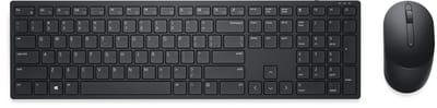 DELL KM5221W toetsenbord Inclusief muis RF Draadloos QWERTZ Duits Zwart