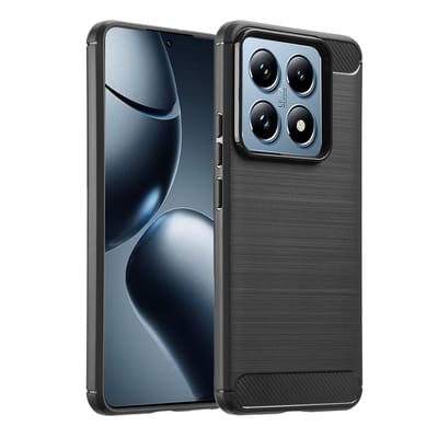 imoshion Hoesje - Geschikt voor Xiaomi 14T Pro - Brushed Backcover - Zwart