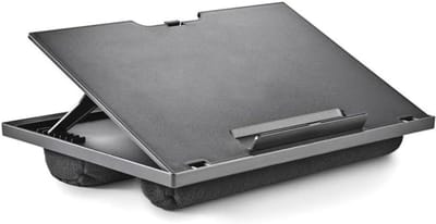 Famanu - Multifunctionele verstelbare laptopstandaard – 8 hoogteniveaus – gevoerde basis