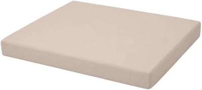 CLP Zitkussen voor tuinstoel Punjab 55x43 cm, tuinstoelkussen met 5 cm vulling creme