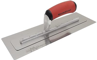 Vlakspaan met flexibele roestvrijstalen blad voor gipsplaten - Ideaal voor stukadoors - Afmeting 279x127 mm
