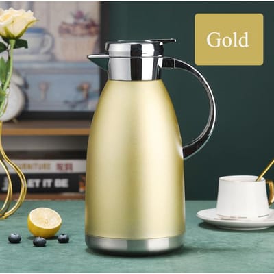Dubbelwandige Stalen Thermoskan Koffie- en Theepot Thermisch Geïsoleerde Waterkan 15L 2L Duurzaam Duurzaam Nuttig Nuttig Duurzaam 1.5L