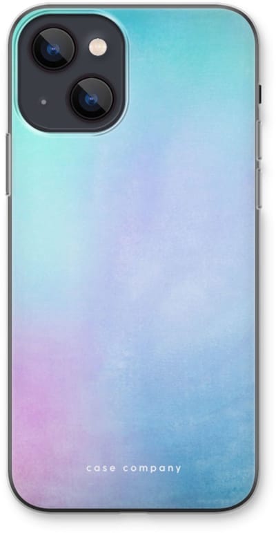 Case Company® - Hoesje geschikt voor iPhone 13 hoesje - Mist pastel - Soft Cover Telefoonhoesje - Bescherming aan alle Kanten en Schermrand