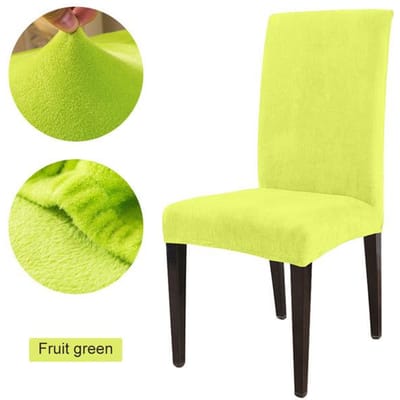 Nordic Stijl Flanel Elastische Anti-Vuile Stoelhoes Spandex Voor Hotel Thuisfeest Bruiloft Banket 1 /2 /4 /6st 1PCS