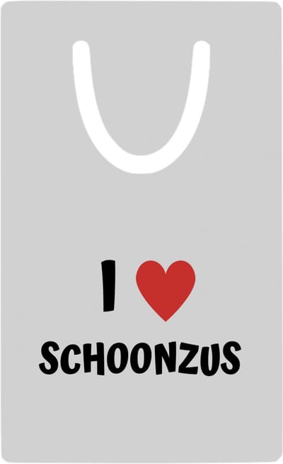 Hacebo® - I love schoonzus metalen boekenlegger - Zus - de liefste schoonzus - verjaardag - cadeautje voor zus - zus artikelen - kado - geschenk Bladwijzer boekenleggers - 7.6 cm x 5cm