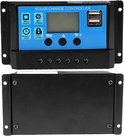 Solar Laadregelaar voor Auto 12V 24V - PWM Controller 30A