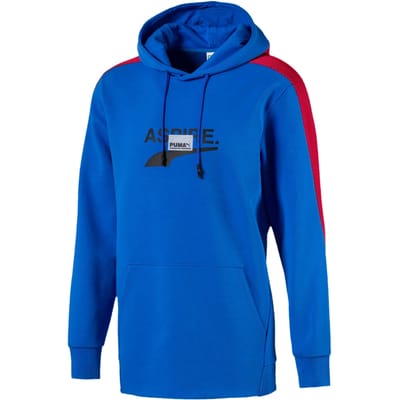 Puma Avenir Heren Hoodie Grafisch Logo Sweatshirt Blauw 597346 41