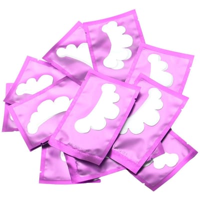 50 Stuks Onder Oog Pads Petal Vorm Wimper Geënte Extensions Patches Wimperextension Benodigdheden
