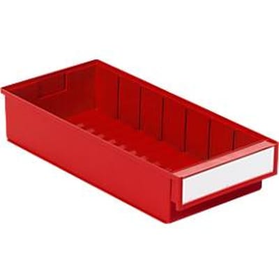 TRESTON magazijnlade 4020, B 186 x D 400 x H 82 mm, 4,2 l, rood