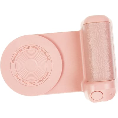 Magnetische Camera Handgreep Bluetooth Beugel Smartphone Handgreep Foto Houder Bluetooth Draadloze Afstandsbediening roze