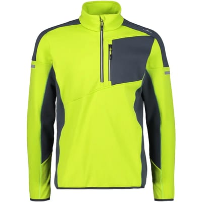 Cmp Sweat 31e0427 Fleece Met Halve Rits Geel 4XL Man