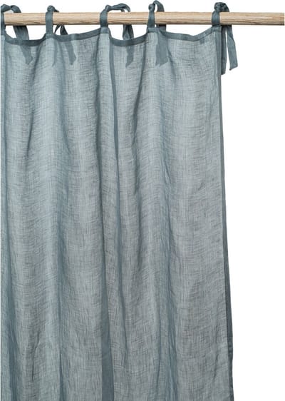 Gordijn / Vitrage | Lidi - 100% Linnen - Grijs - Sheer Design - 160x280 cm