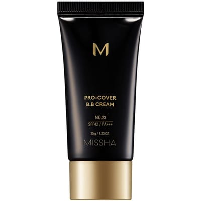 MISSHA M Pro Cover BB Cream Nr. 23 Natural Beige 35g - Foundation met volledige dekking black
