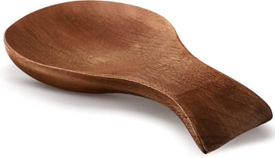 Daity Een lepelhouder voor op het fornuis - een bamboe spatelhouder - een lepelhouder voor op het aanrecht - moderne landelijke stijl - kan ook als tafeldecoratie gebruikt worden (bruin).
