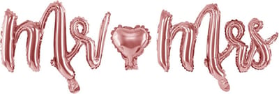 Partydeco - Folieballon set Mr and MRS