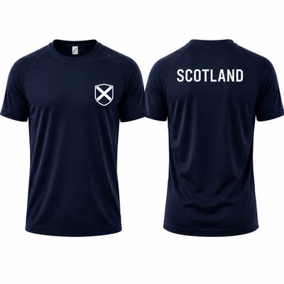 Landenteams Schotland - WK 2026 - Voetbal Shirt - Maat S - Voetbaltenue - Voetbal Spullen - Dry Fit - Ademend - Mesh - Raglan Mouwen