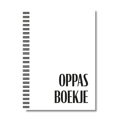 less is MOORE | Oppasboekje - Opvangboekje | A5-formaat
