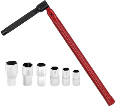 Unyqoos® Complete kraanmoersleutelset voor sanitaire installaties en reparaties